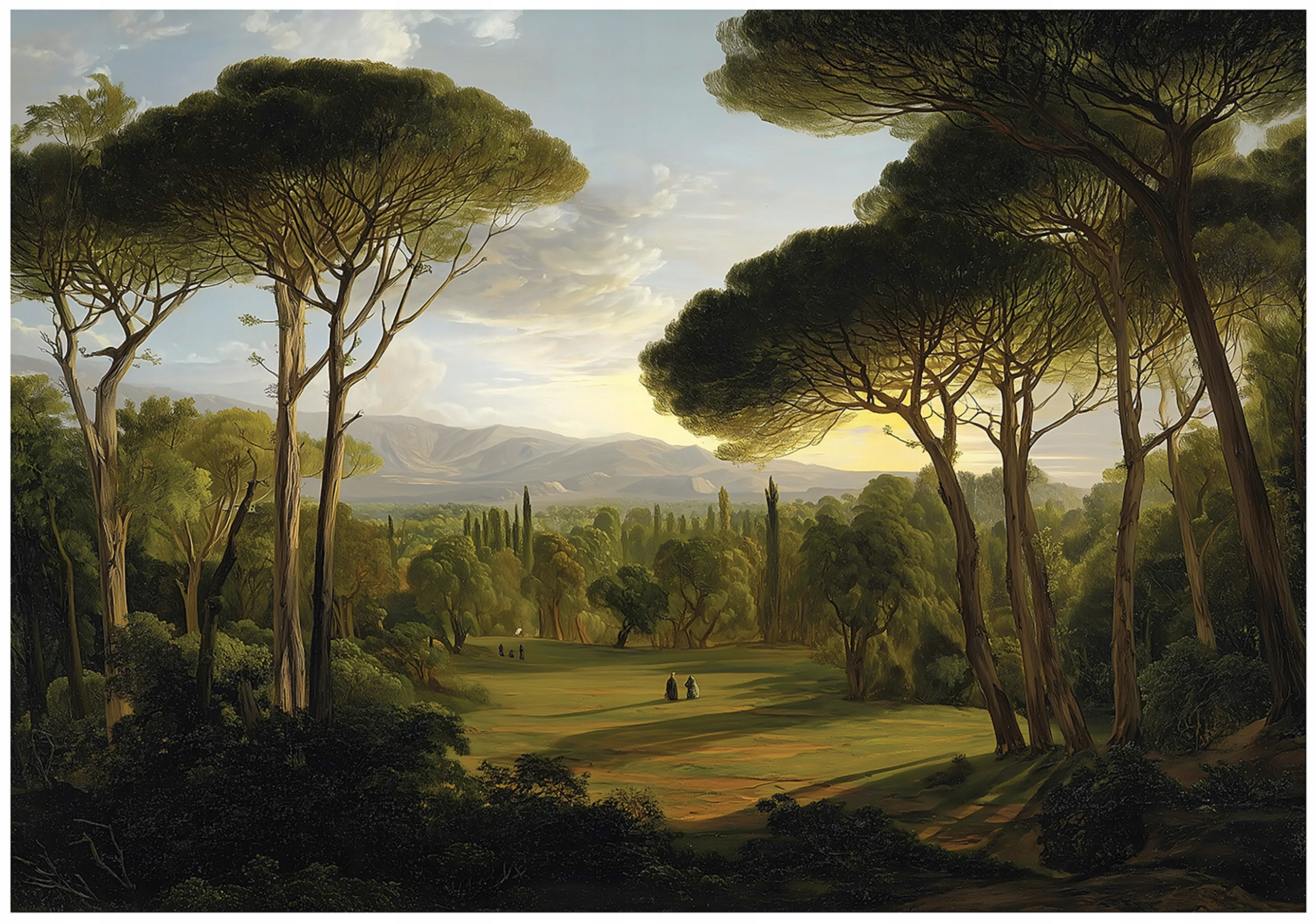 Fototapeta Les Příroda Stromy Ložnice Obývací Pokoj Tapeta Flizelina 200x140