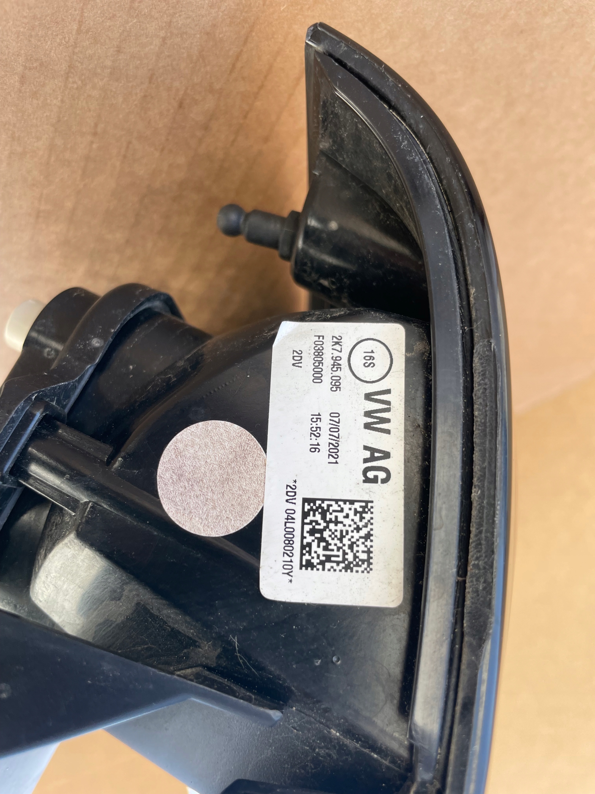 light VW CADDY 2020-2025 R 2K7945095 left as new original