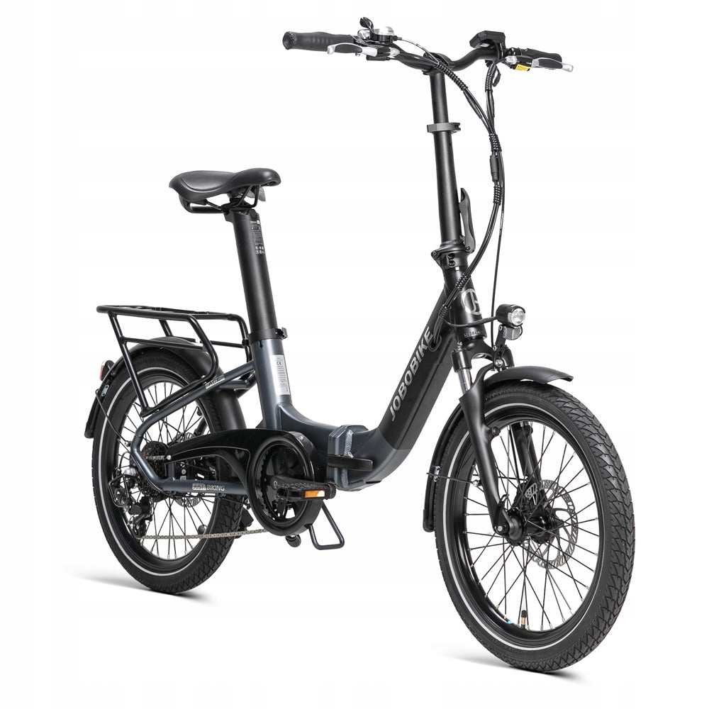 Rower elektryczny Jobobike Ace koło 20" Składak aluminium czarny 250 W