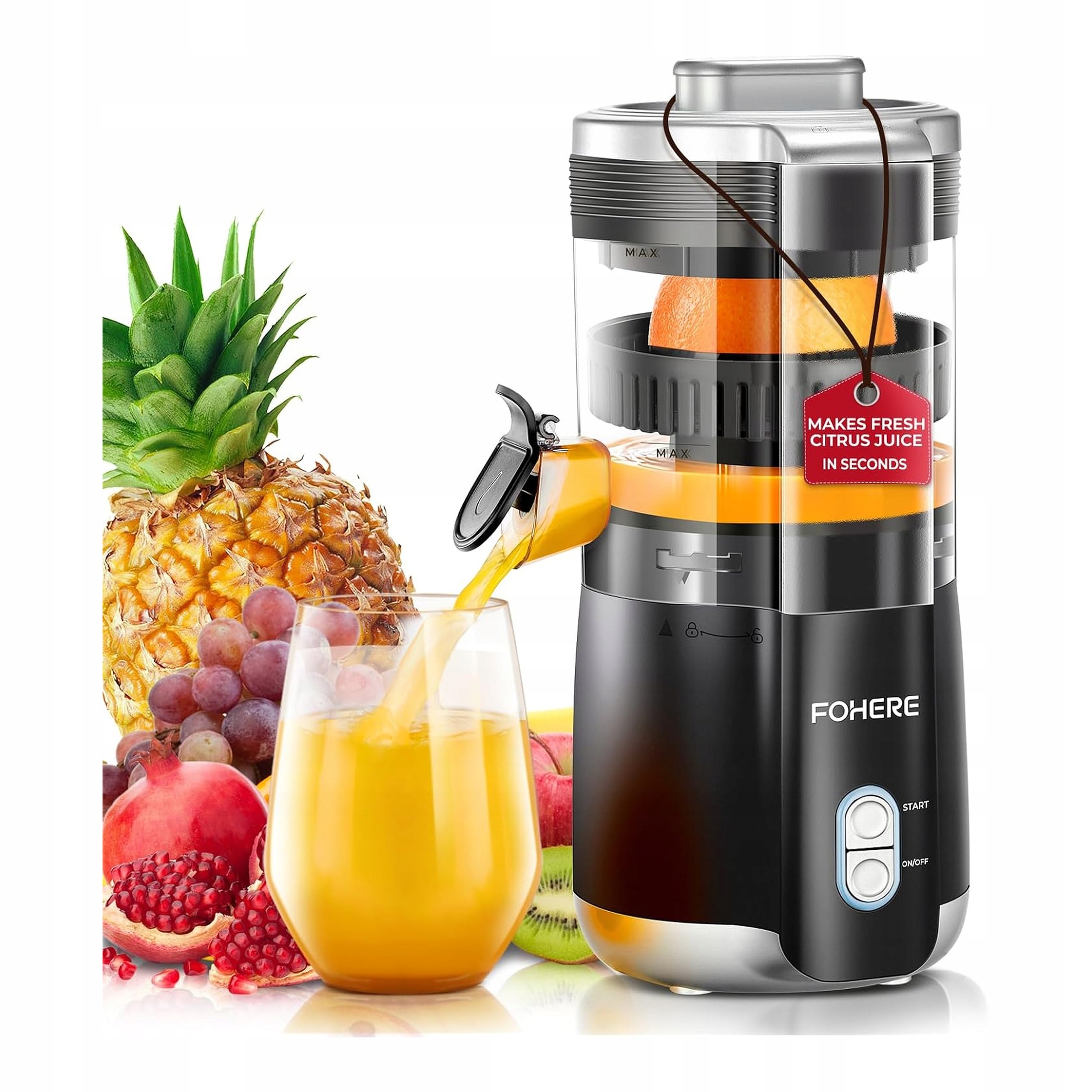 Elektrický Odšťavňovač Fohere 100 W, Tichý, Automatický, 300 ML