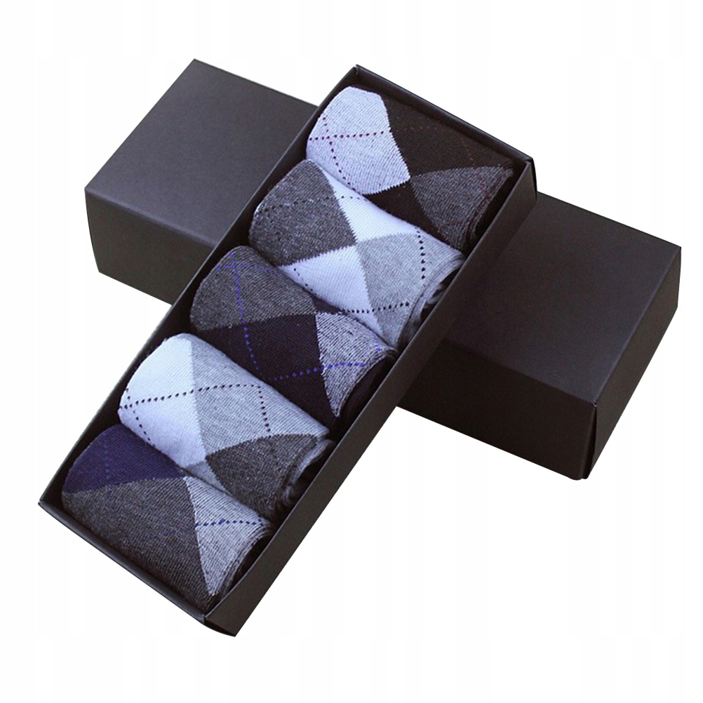 ANTYPOŚLIZGOWE SKARPETY MĘSKIE - KOLOROWE WZORY