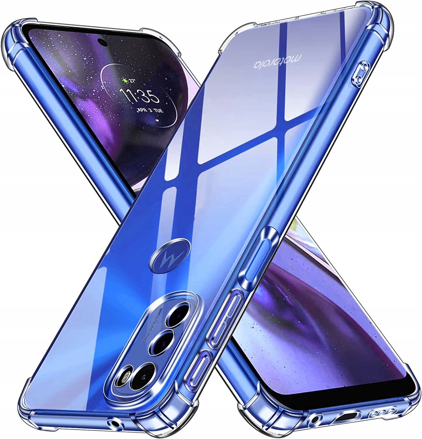 

Etui Pancerne Shock do Motorola Moto G51 5G +szkło
