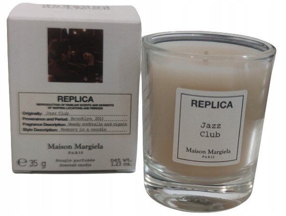 MAISON MARGIELA PARIS REPLICA JAZZ CLUB ŚWIECA ZAPACHOWA LIMITOWANA 35G ...