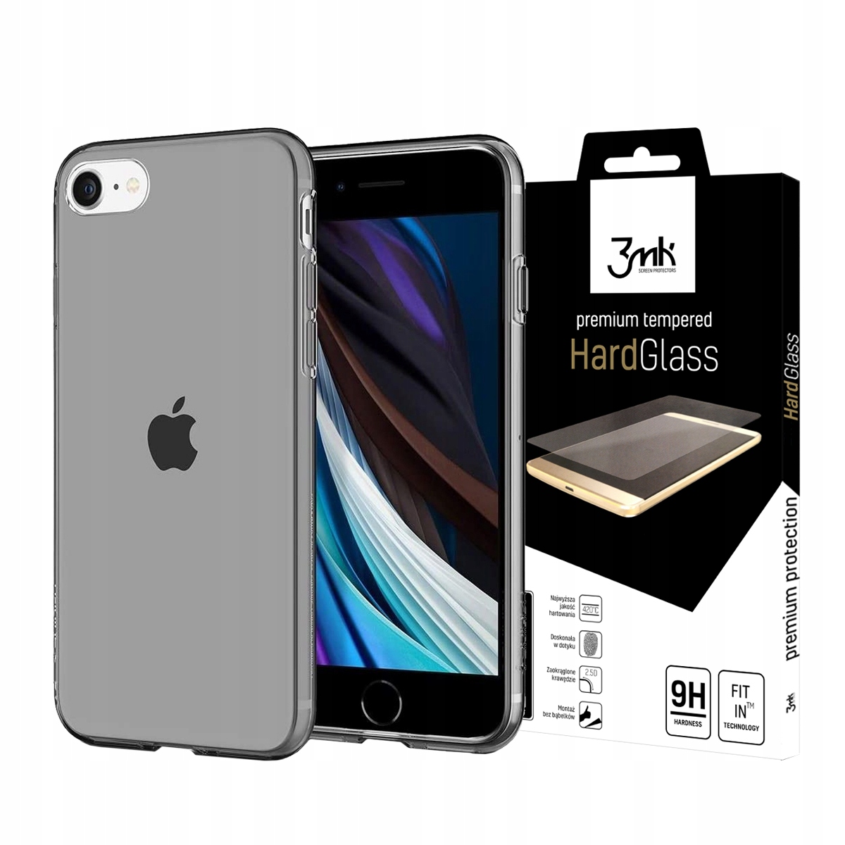 

Spigen L.C Etui Case Do Iphone Se 2020 + Szkło 3MK