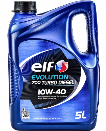 Olej silnikowy Elf Evolution 700 Turbo Diesel 10W-40, 5L
