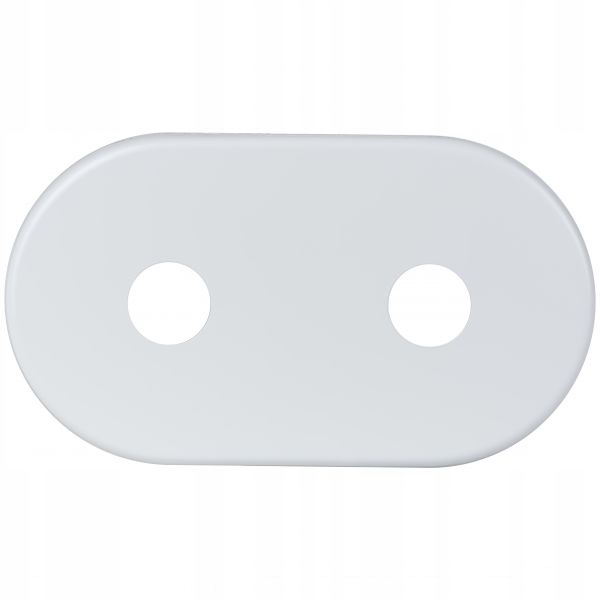 Rozeta Maskująca Podwójna Fi16 50 mm Biała