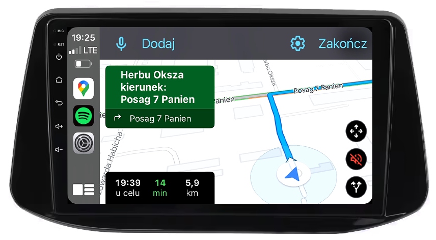 Hyundai I30 2017-2024 Radio Nawigacja Android Auto Apple Carplay Duduauto