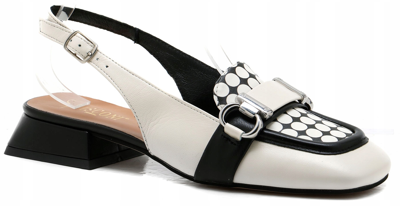 Elegantní sandály Visconi 4683266/926, černobílé vel. 41