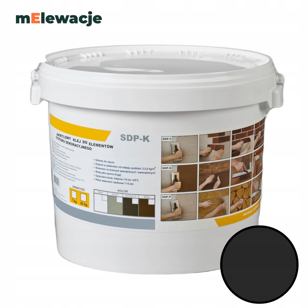 Klej do deski elewacyjnej klinkier 3 kg GRAFIT