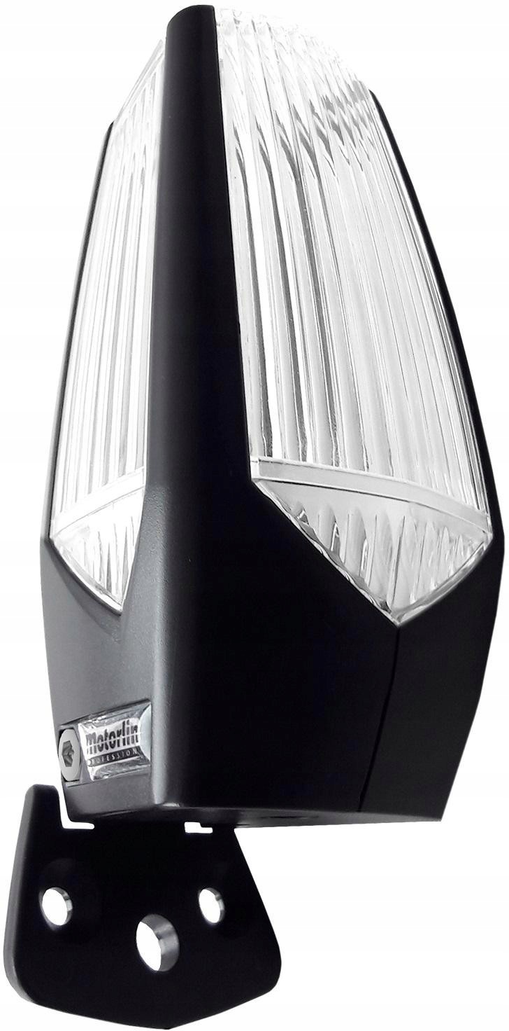 Výstražná lampa Motorline MP105 bílá Led 12-230V s držákem