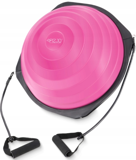 Półpiłka Piłka do balansowania Balance Ball 60cm 4FIZJO Linki Pompka 4FIZJO