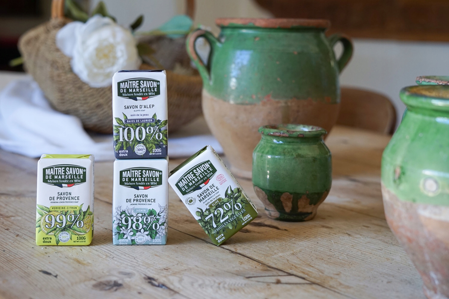 Maitre Savon mydło prowansalskie LAWENDOWE 100g relaksująca formuła Marka Maître Savon de Marseille