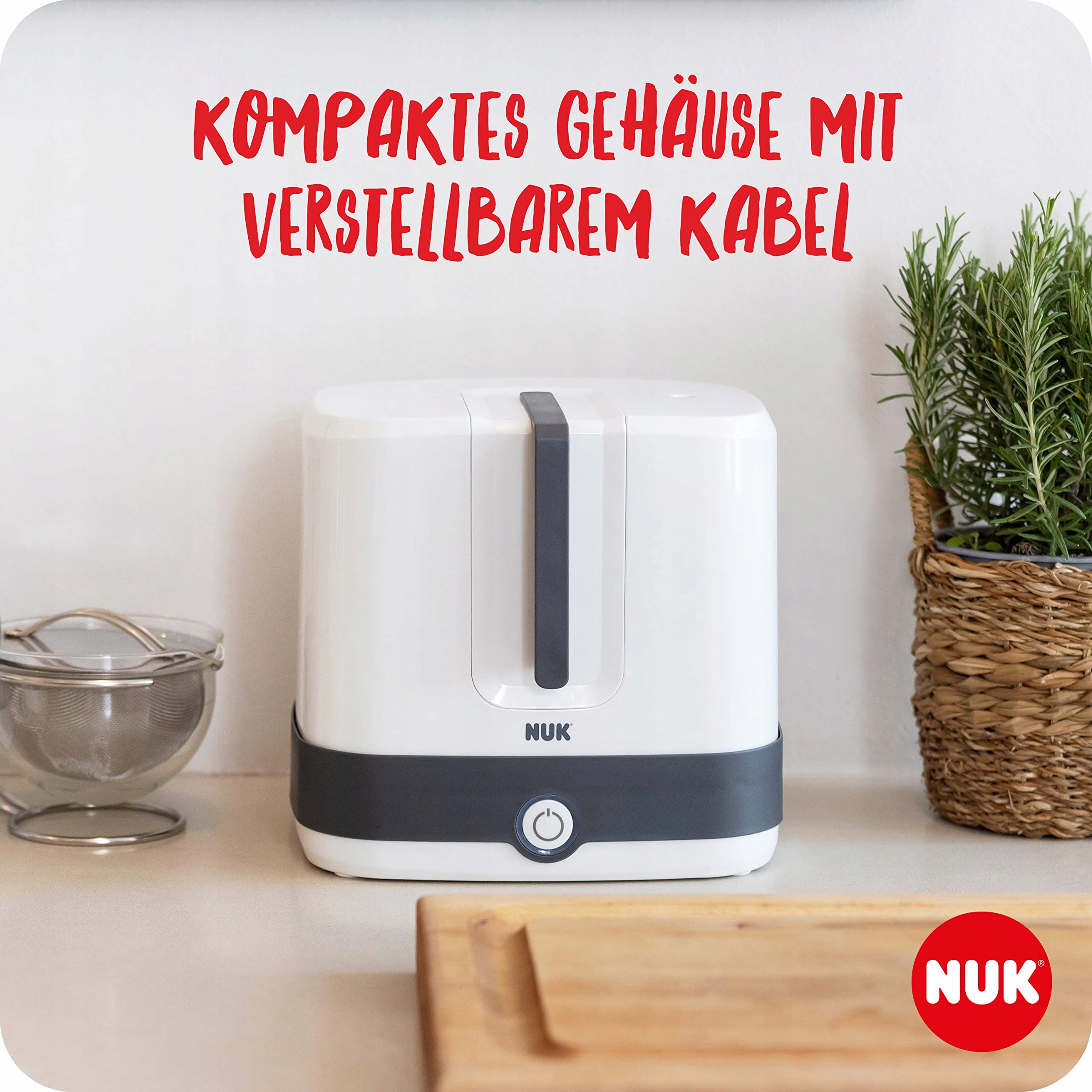 NUK Vario Express Sterylizator Do Butelek Dla Niemowląt Na Parę Wodną — miniatura 6