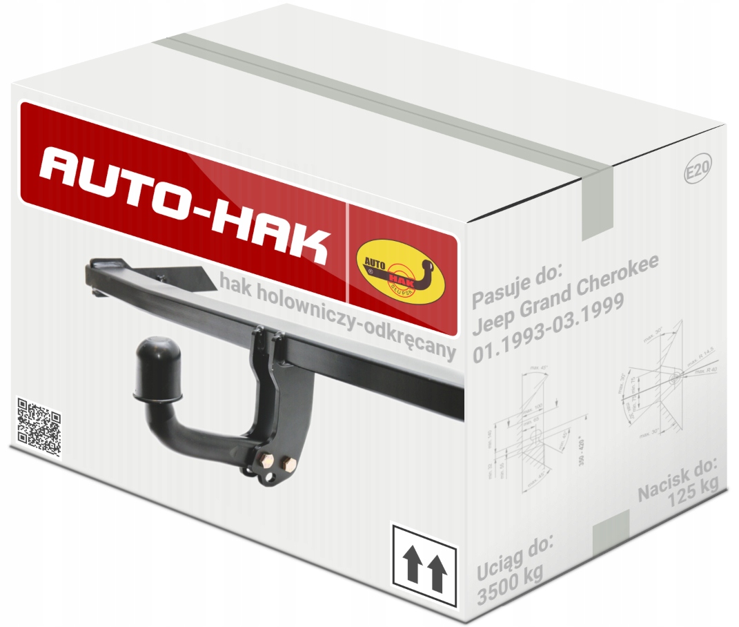 

Hak holowniczy JP03 do Jeep Grand Cherokee Zj Z Zg