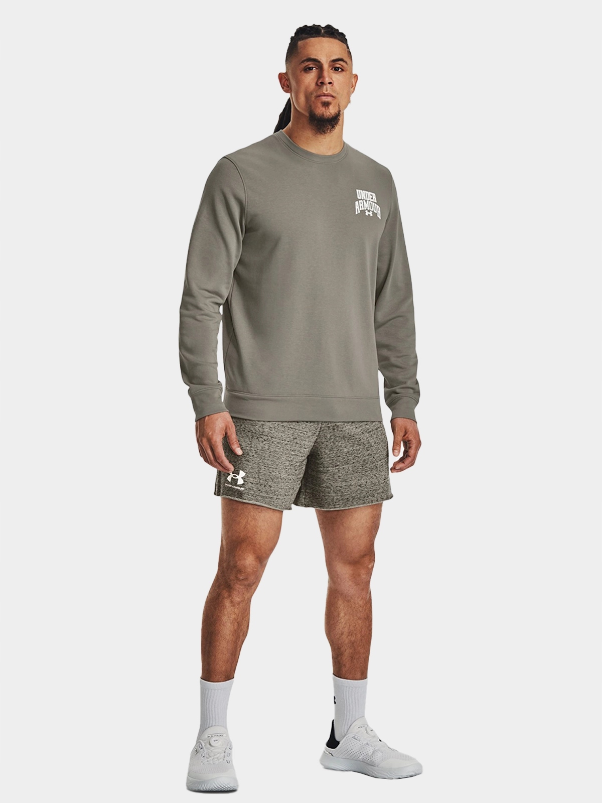 BLUZA MĘSKA UNDER ARMOUR DRESOWA SPORTOWA BAWEŁNA 1379764 Nazwa koloru producenta 504