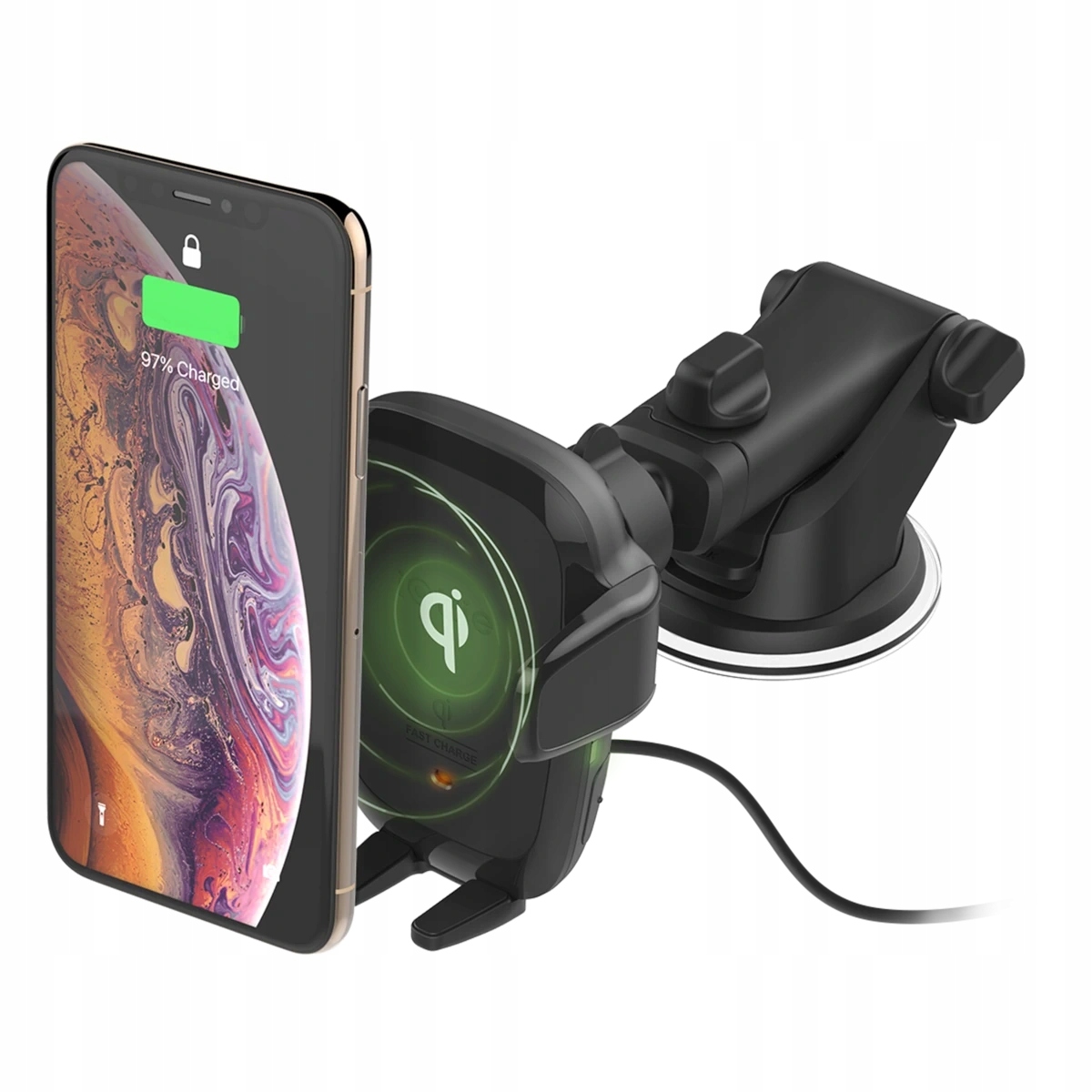 Uchwyt samochodowy z ładowarką iOttie Auto Sense Wireless 10W