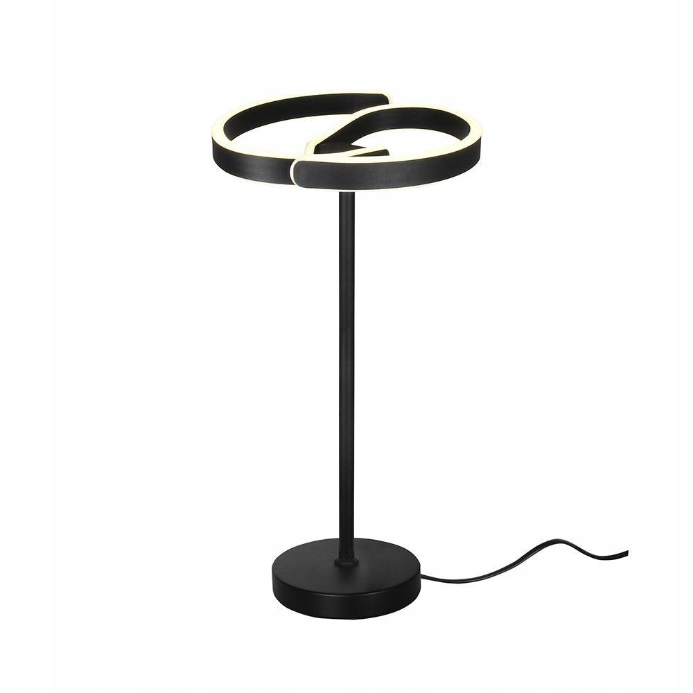 V-tac noční stolní lampička 25W volant fi30cm černá VT-84047 4000K