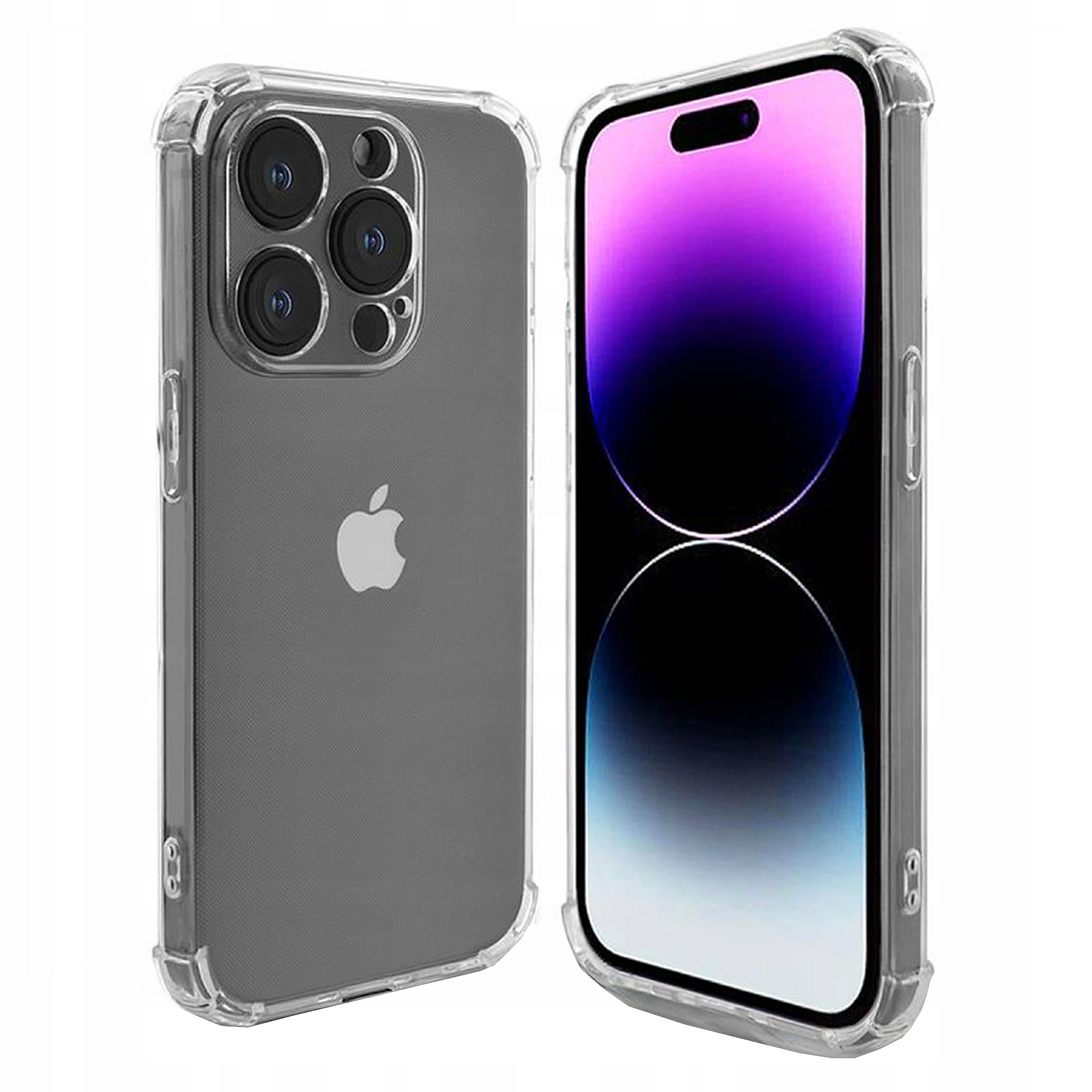 Etui Do Apple Iphone 14 Pro Obudowa Clear Anti-shock Wzmacniane Pancerne