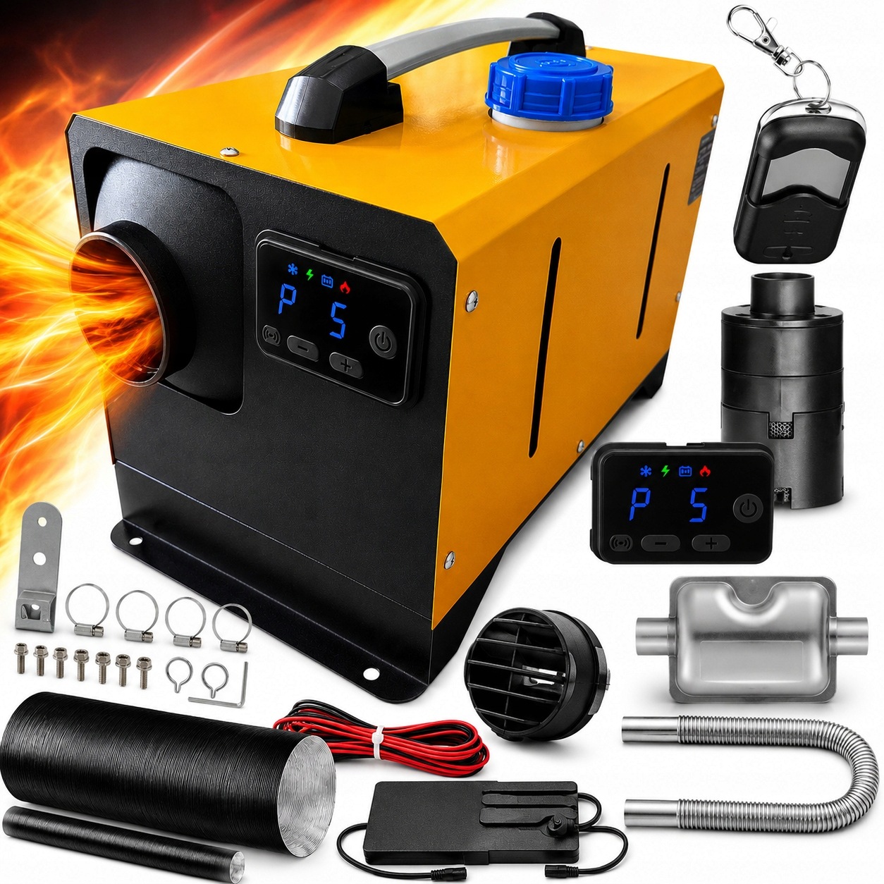 Plynový Olejový Ohrievač Pre Parkovacie Vykurovanie Webasto 8KW LCD 12V 220V