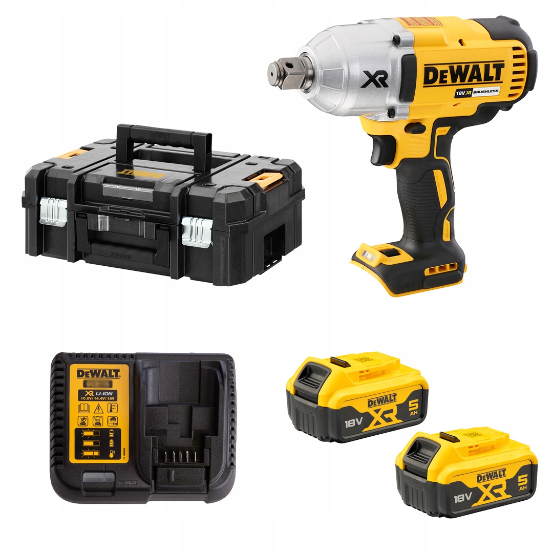 Rázový uťahovák DeWALT DCF897P2 Xr 18V 2x5Ah Bl 1625Nm 3/4'' kufor