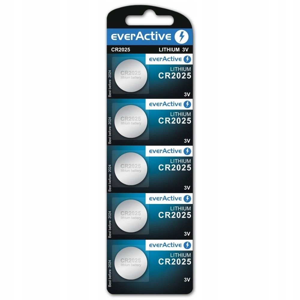 

everactive Bateria Litowa 5szt CR2025 3V 165mAh