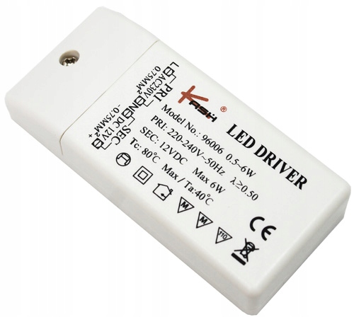 

Zasilacz Transformator Led Treled 15W 230V/12V