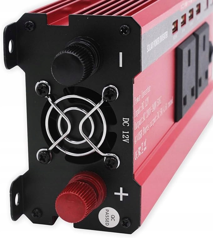 INWERTER SAMOCHODOWY LVYUAN ZASILACZ SAMOCHODOWY Z 2 WYŚWIETLACZAMI LED Marka 1Life