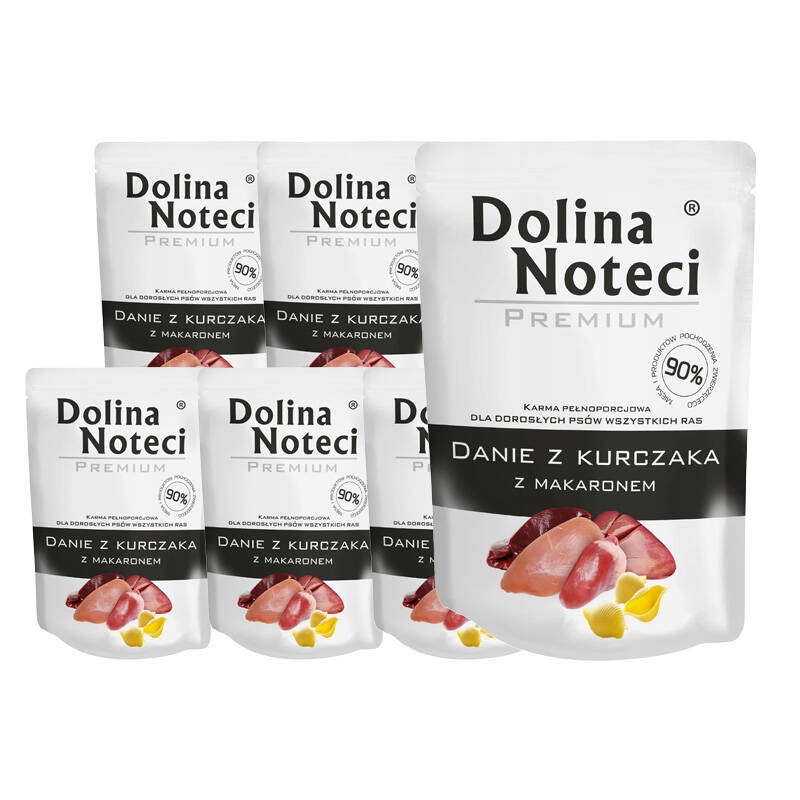 Levně Krmivo pro psy Dolina Noteci Premium Kuřecí maso s těstovinami 10 x 300 g