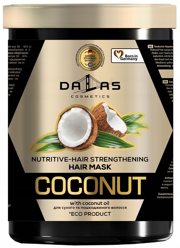 

Dalas Coconut maska do włosów olej kokosowy 1000ml