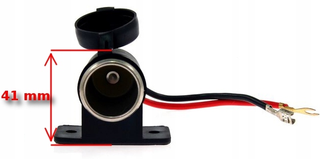 GNIAZDO ZAPALNICZKI WODOODPORNE 12V 15A ZEWNĘTRZNE Producent części Carmotion