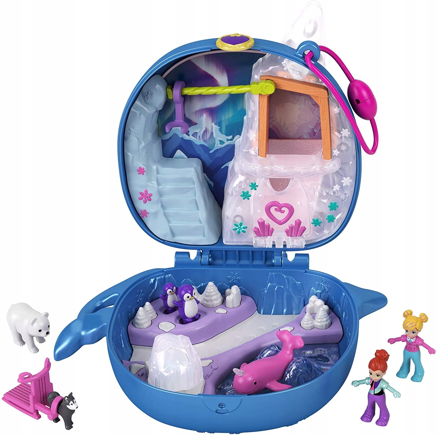 

Polly Pocket Freezin Fun Narwhal Compact