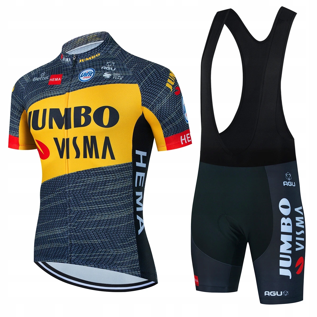 STRÓJ ROWEROWY KOMPLET KOLARSKI ŻELOWY