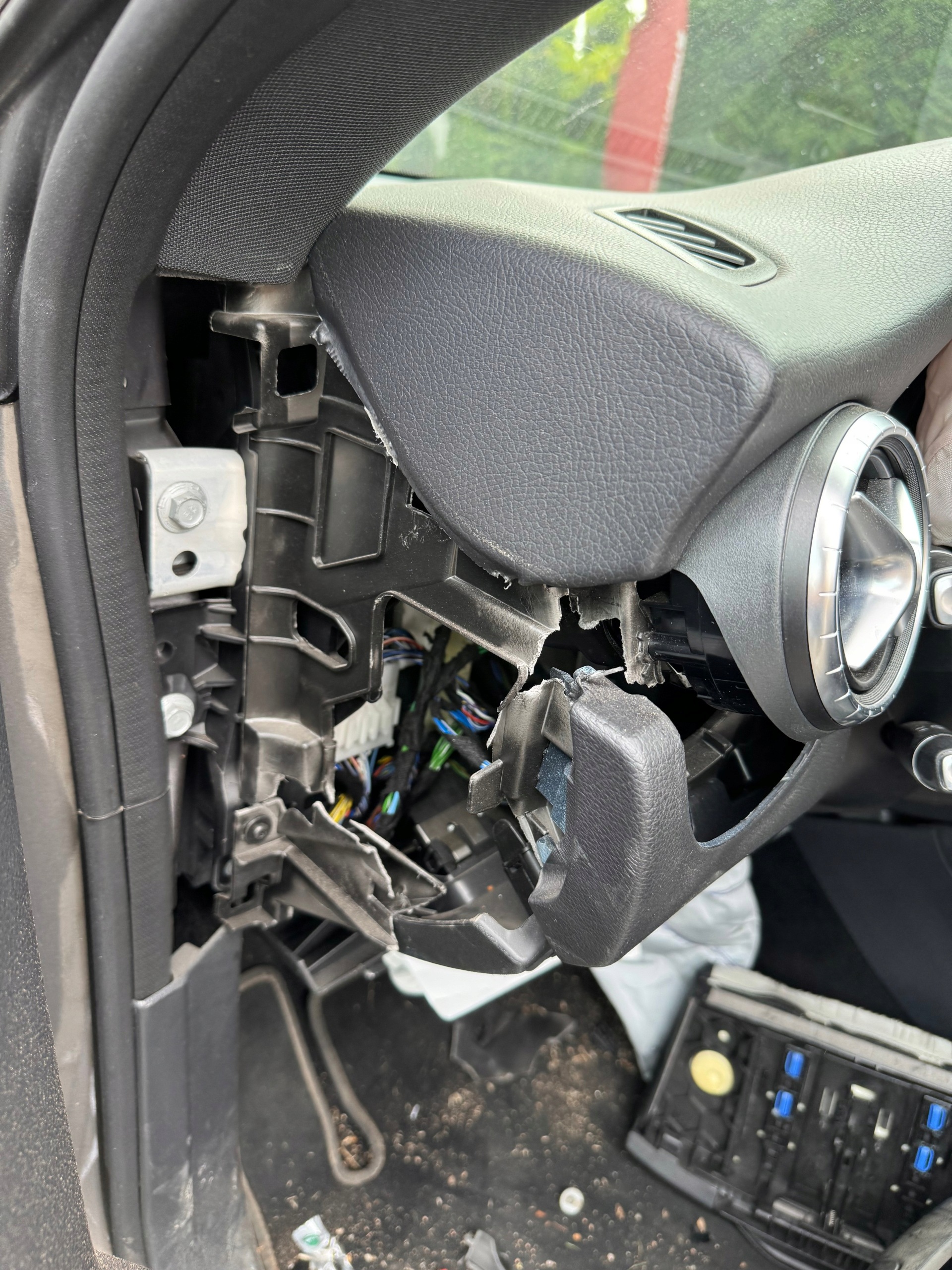MERCEDES CLA GLA dashboard console airbag passenger airbag original dismantling