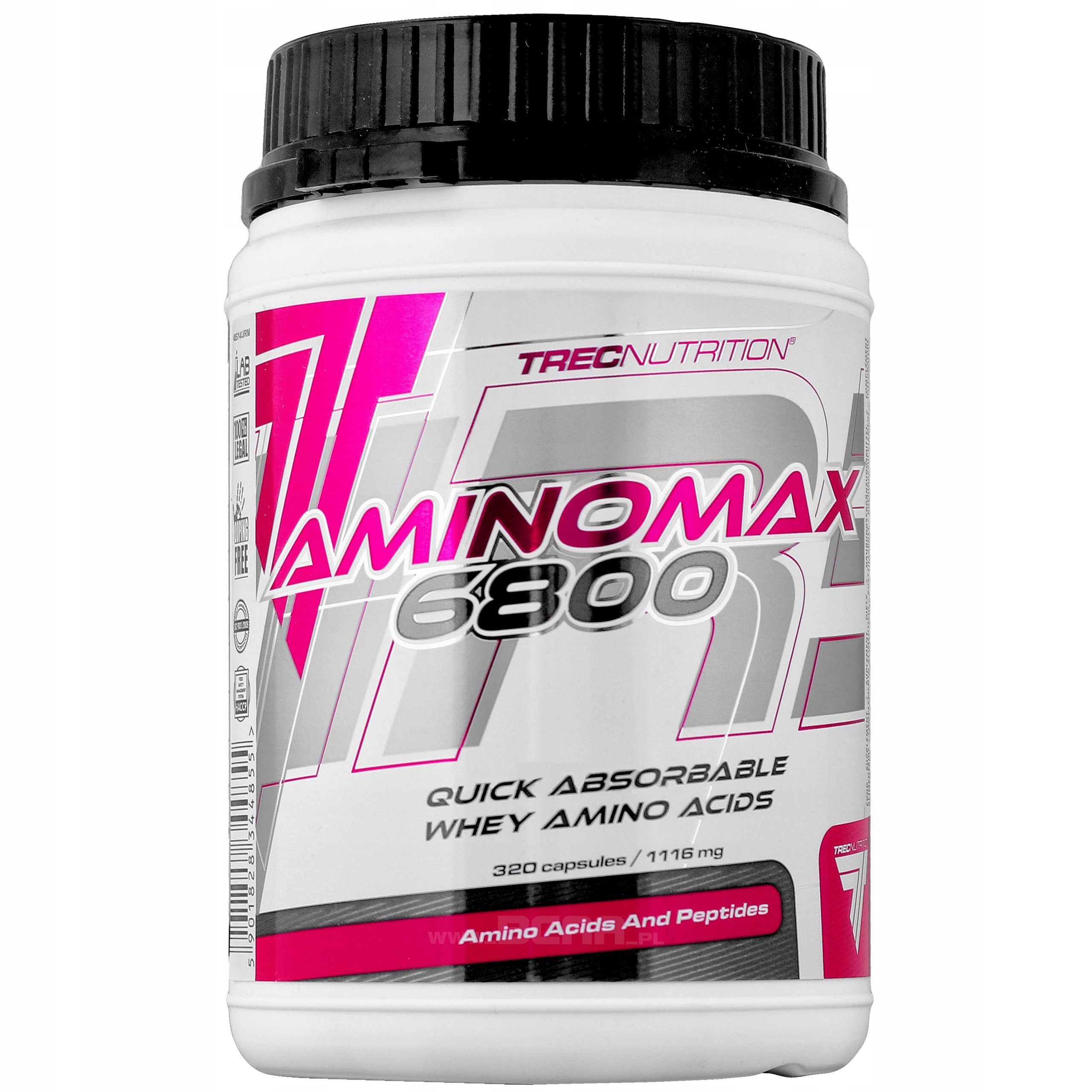 Silné Amino Max 6800 320 kapslí Aminokyseliny