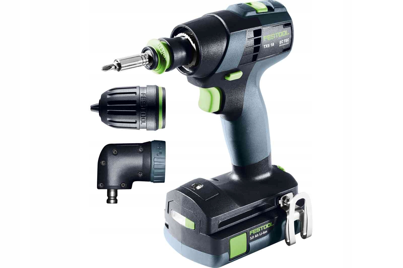 FESTOOL 576896 WKRĘTARKA TXS 18 C 3.0-SET Waga produktu z opakowaniem jednostkowym 4.6 kg