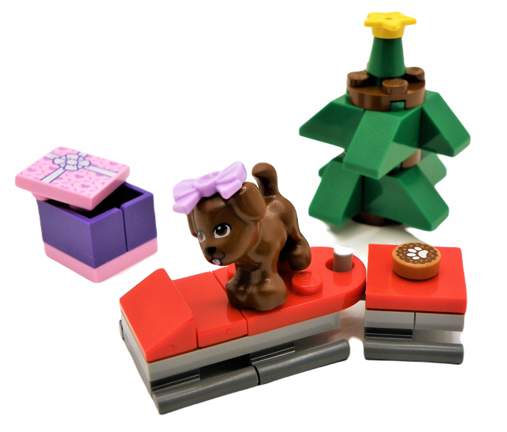 

Lego pies sanki choinka prezenty święta 93088pb07