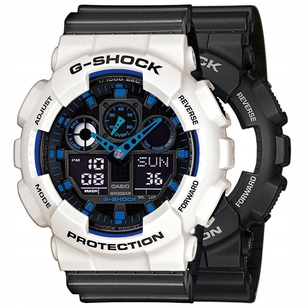 Hodinky Casio G-Shock Set GA-100-1A2ER Bezel 10395292 Řemínek 10467764 20