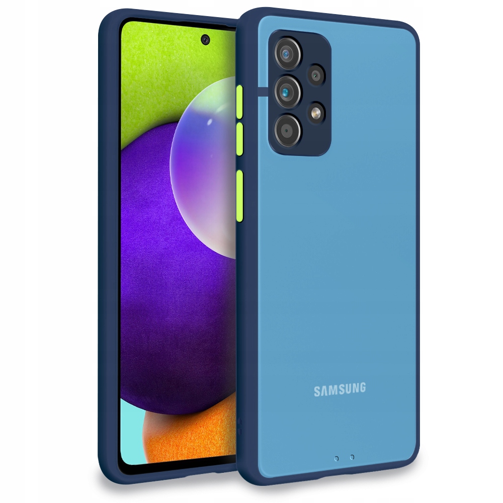 

Etui Silicone Matt Szkło do Samsung A52 A52s 5G