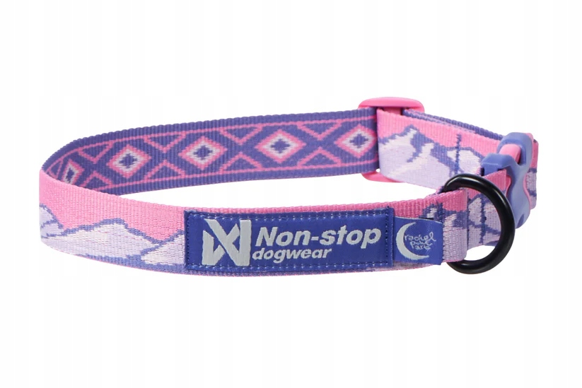Obroża Trail Quest Rachel Pohl Non-Stop Dogwear rozmiar M 30-50cm różowa
