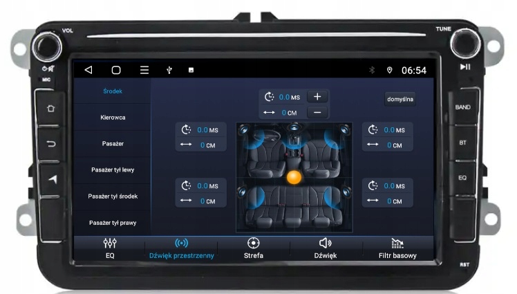 RADIO ANDROID GPS VW CADDY TIGUAN EOS 4/64GB Rodzaj akcesoryjny