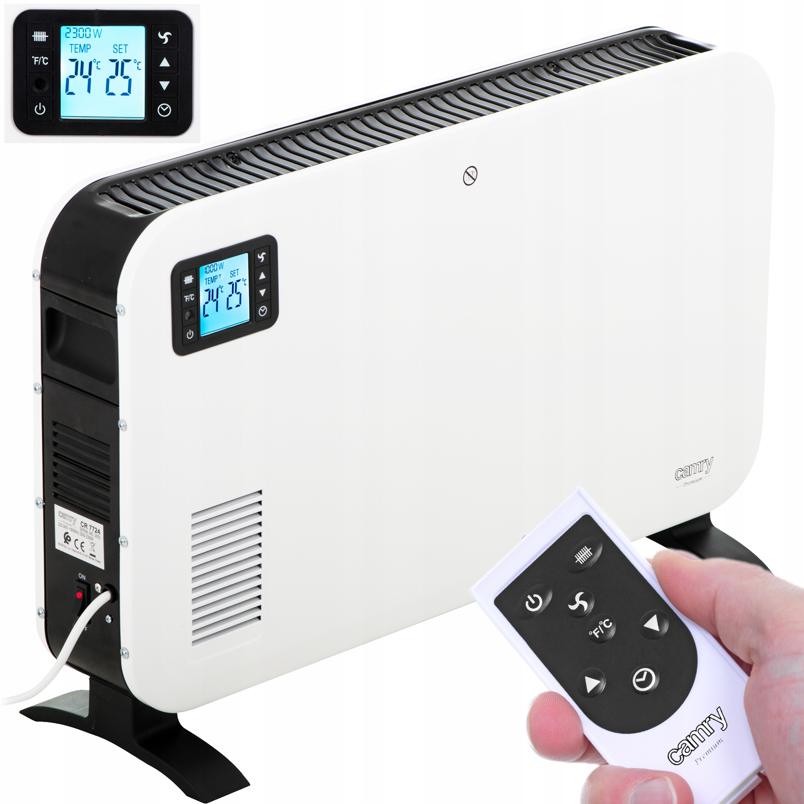 

Grzejnik Elektryczny Camry Konwektorowy 2300 Pilot