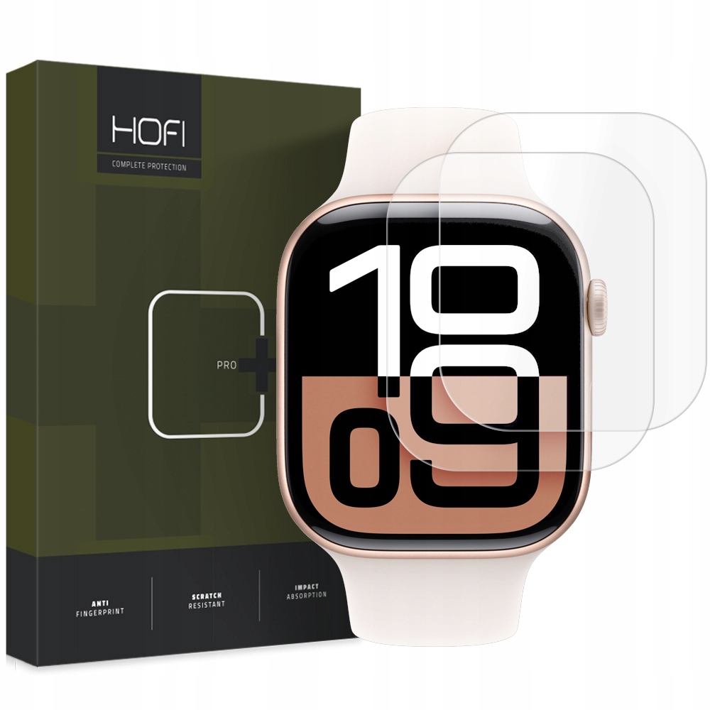 Folia Hydrożelowa Hofi Hydroflex Pro+ 2- Pack Apple Watch 10 11 (42 mm)