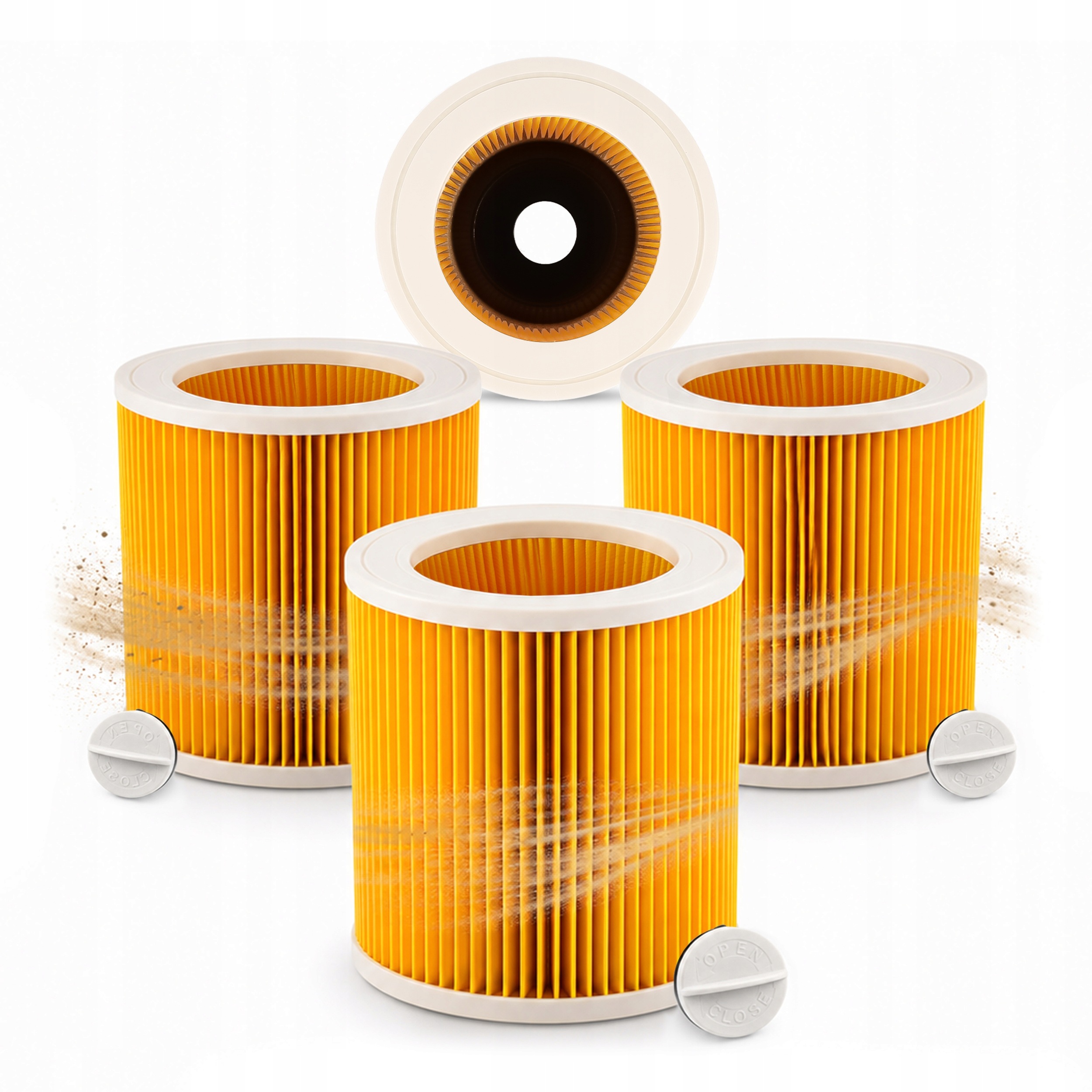 Filtr 3 szt zamiennik do odkurzacza Karcher WD3 WD2 MV3 SE4001 kompatybilny