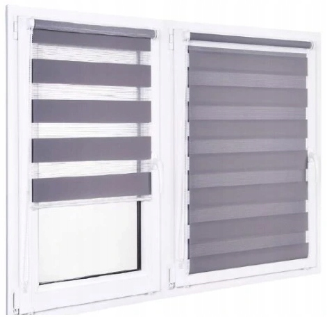 Rolety Dzień Noc na wymiar z napinaczem 113 cm x 230 cm Marka inna marka