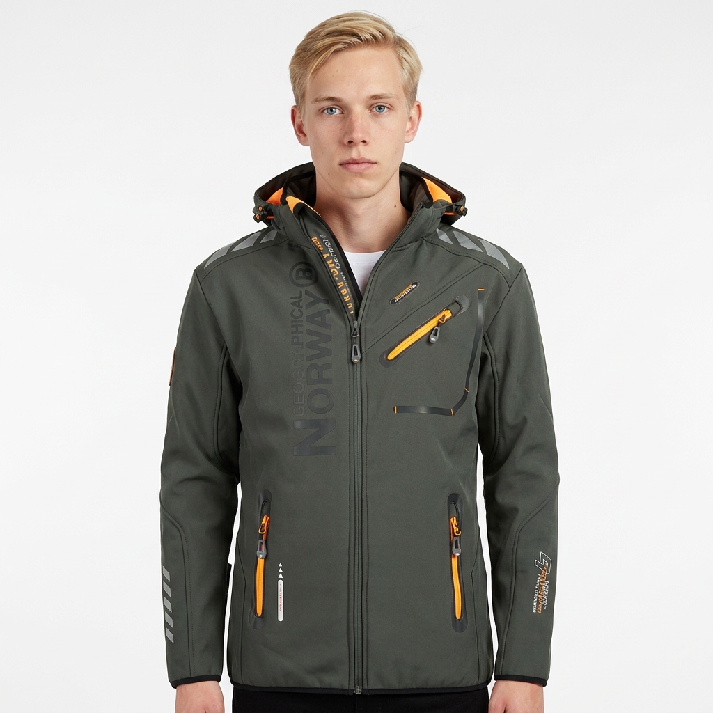 Pánská sportovní bunda Geo Norway softshell do hor, trekingová, voděodolná
