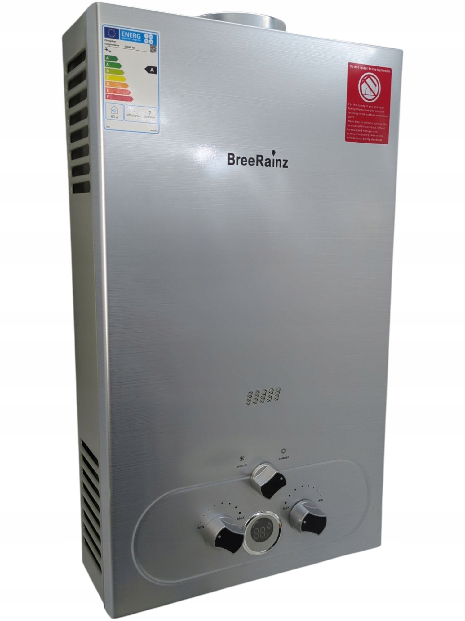 Plynový ohřívač vody BreeRainz JSD40-20L