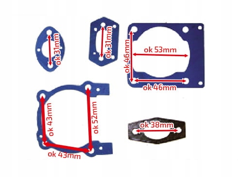 ZESTAW USZCZELEK PIŁY NAC SPS01-38 CS3800 CST38-35 Rodzaj zestaw