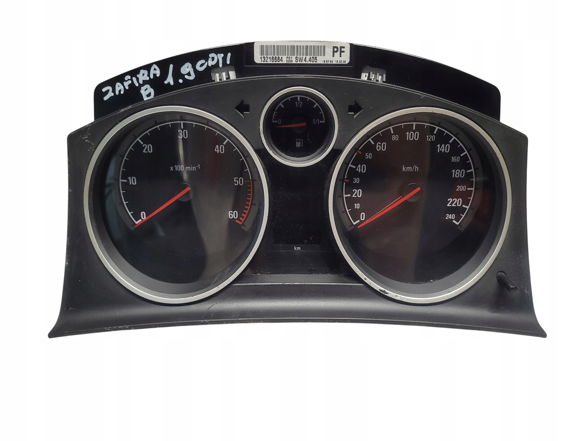 dials dials OPEL ZAFIRA B 1.9 CDTI 13216684