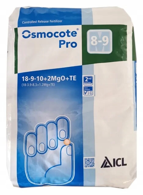 Osmocote Pro 8-9M 18-9-10 25 kg ICL nawóz otoczkowany długo działający