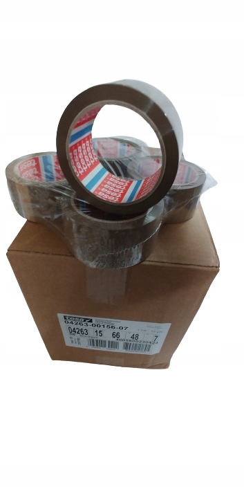 

Taśma klejąca Tesa brązowa 48x66 Mocna Karton 36